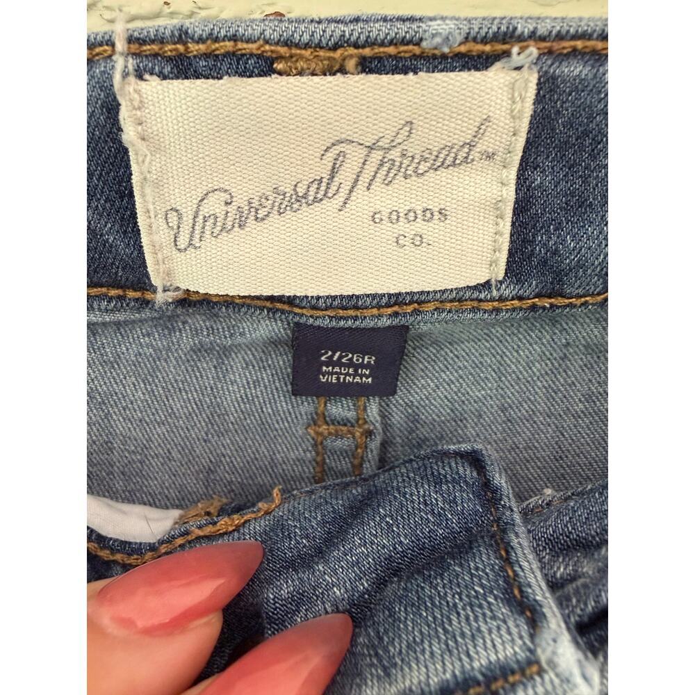 Universal Thread Skinny Jeans Bundle Size 2/26 (3 Pairs Denim Black White) - Picture 5 of 14